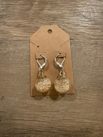 Stitch marker earrings