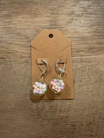 Stitch marker earrings