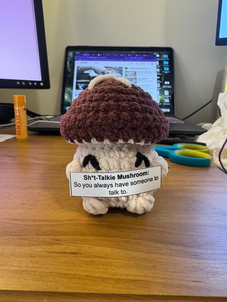 Sh*t-Talkie Mushroom Plushie