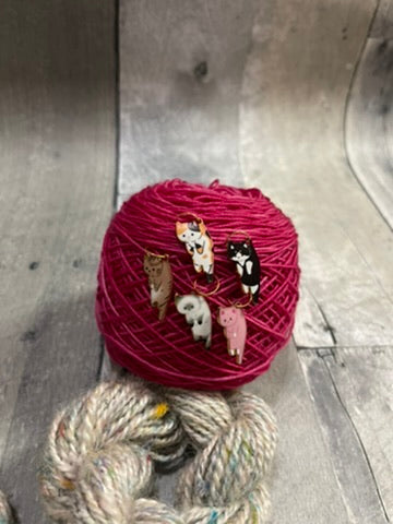 Super Cute Kitty Stitch Markers, Progress keepers, For Knitters, Crocheter, Crafters, Perfect Gift
