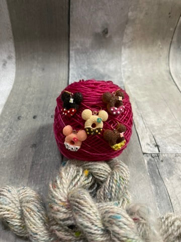 Magical Pastry Stitch Markers, Progress keepers, For Knitters, Crocheter, Crafters, Perfect Gift