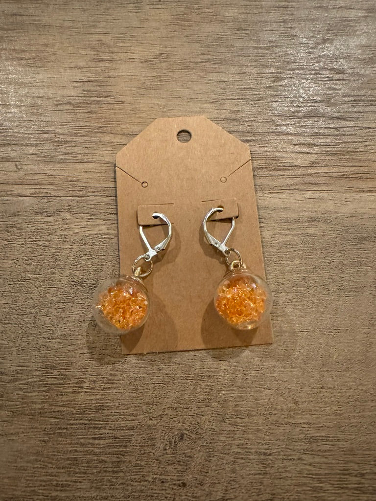 Stitch marker earrings