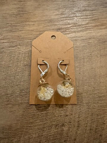 Stitch marker earrings