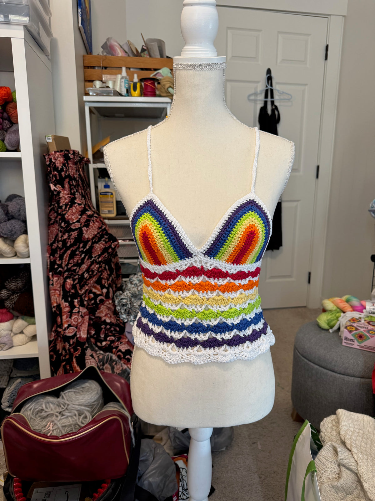 Rainbow Crop Top